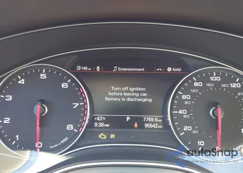 2014 Audi A6 3.0T Premium Plus from USA, damaged, VIN WAUFGAFC3EN133520